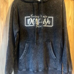 Women’s Black Graphic Hoodie